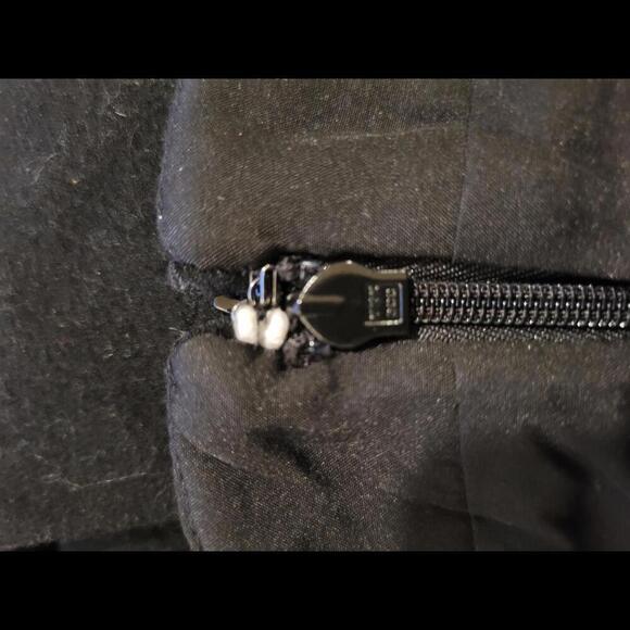 J Crew size 6 black wool blend pencil skirt - Picture 4 of 6